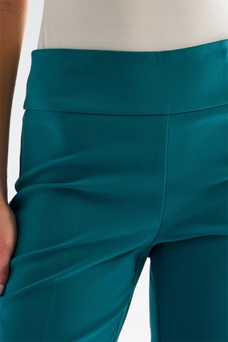 Pantalon taille haute - Vert émeraude