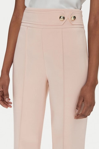 Pantalon taille haute - Rose