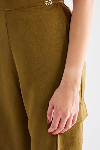 Jogging taille haute - Kaki