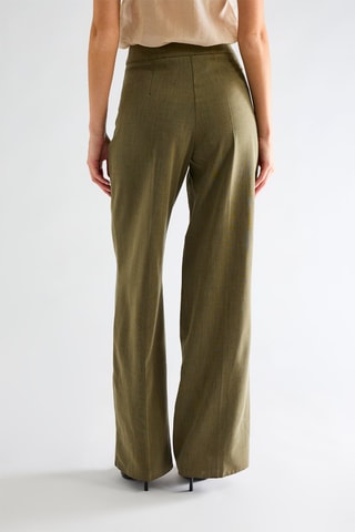 Pantalon taille haute - Kaki