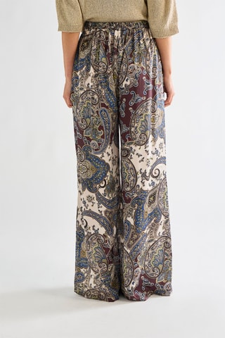 Pantalon - Marron et bleu foncé