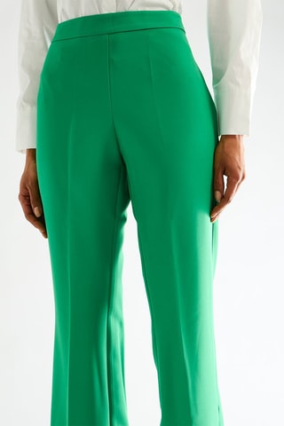 Pantalon taille haute - Vert
