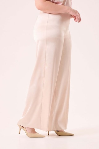 Pantalon taille haute - Beige