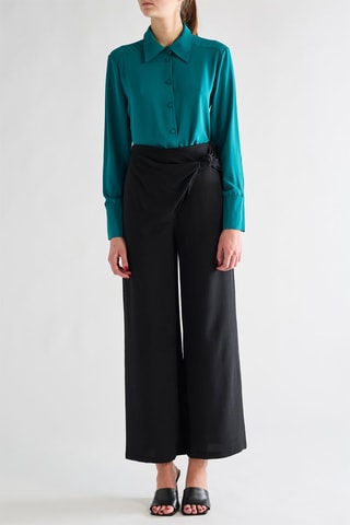 Pantalon taille haute - Noir