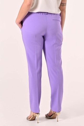 Pantalon taille haute - Violet