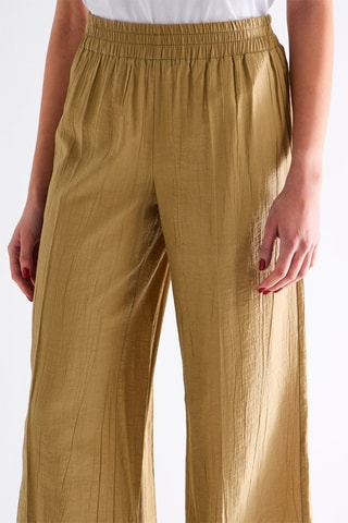 Pantalon taille haute - Beige