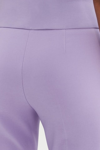 Pantalon taille haute - Mauve