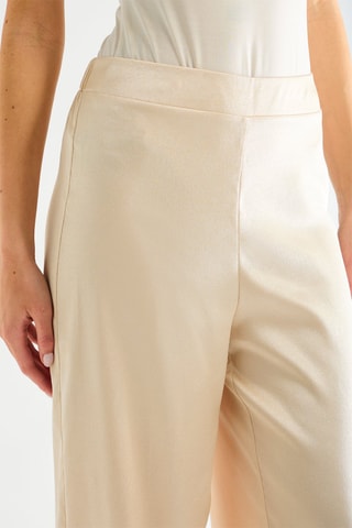 Pantalon taille haute - Beige