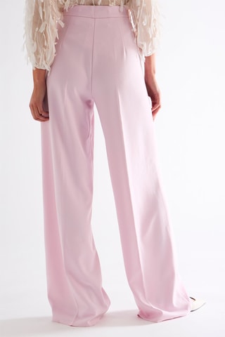 Pantalon taills haute - Rose poudré