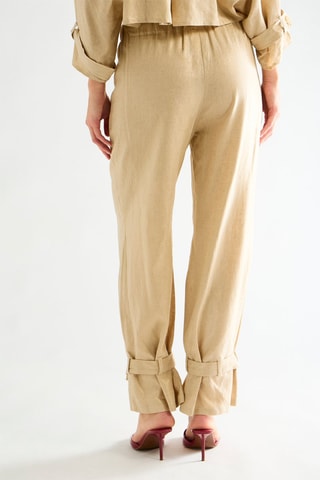 Pantalon en lin - Doré