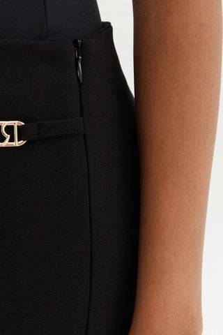 Pantalon taille haute - noir
