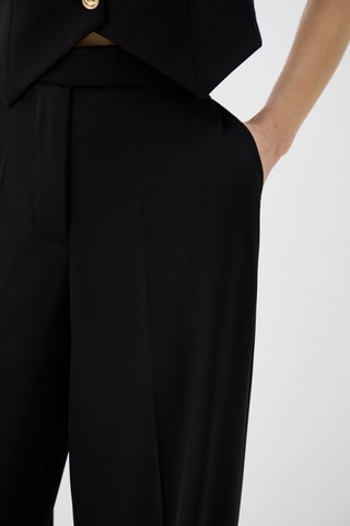 Pantalon taille haute - Noir