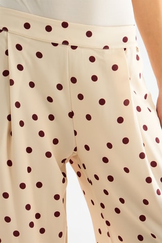 Pantalon taille haute - Ivoire