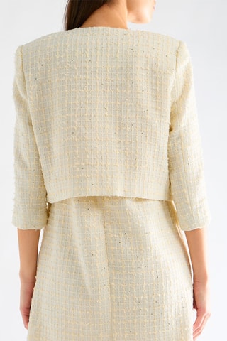 Veste en tweed - Beige clair