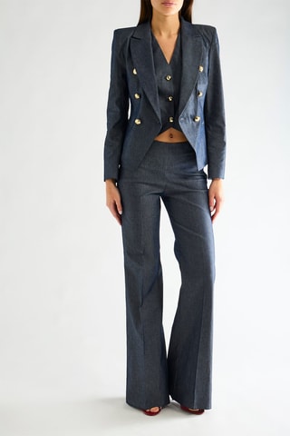 Veste en jean - Bleu marine