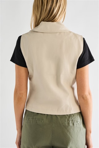 Veste sans manches - Ecru