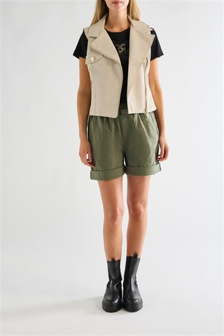 Veste sans manches - Ecru