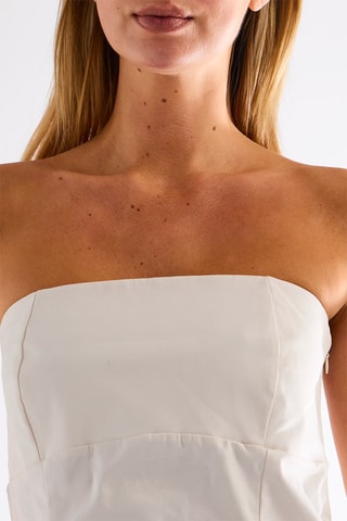 Top bustier - Ivoire