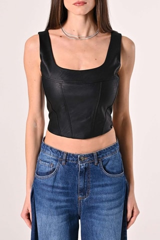 Crop top - Noir