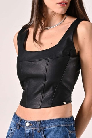 Crop top - Noir