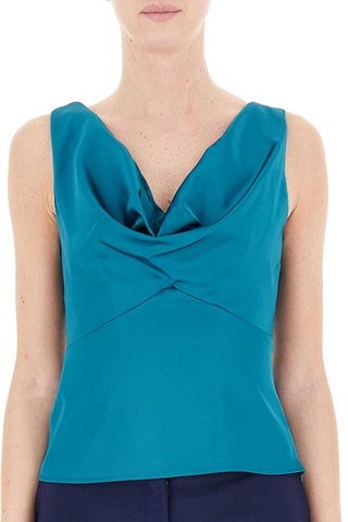 Top - Bleu canard