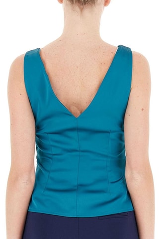 Top - Bleu canard