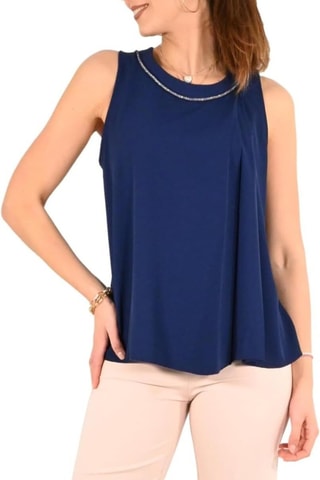 Top - Bleu marine