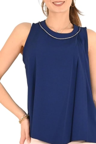Top - Bleu marine
