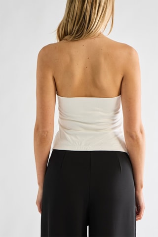 Top bustier - Blanc