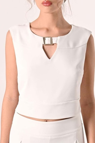 Crop top - Blanc