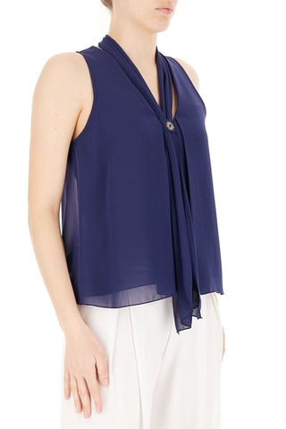 Top - Bleu marine