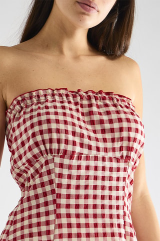 Top bustier - Rouge