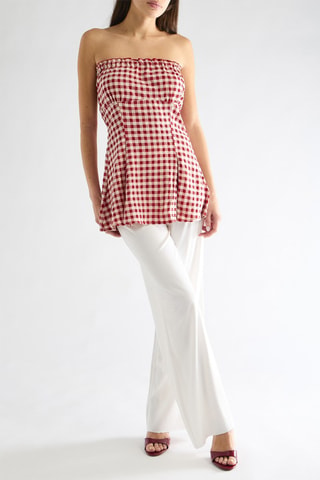 Top bustier - Rouge