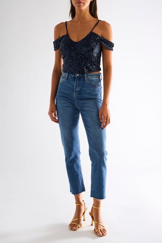 Top - Bleu marine