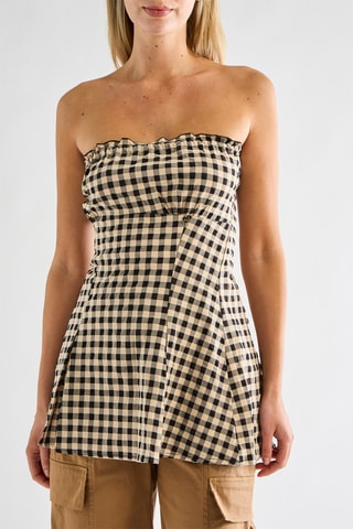 Top bustier - Noir