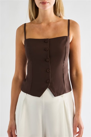 Top - Marron foncé