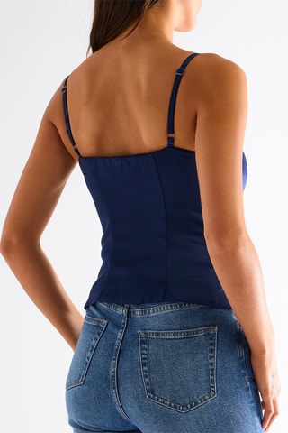 Top - Bleu marine