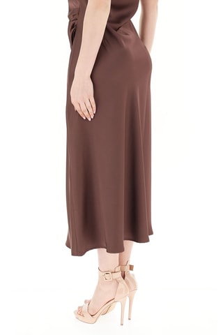 Robe droite - Marron