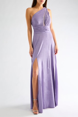 Robe asymétrique - Mauve