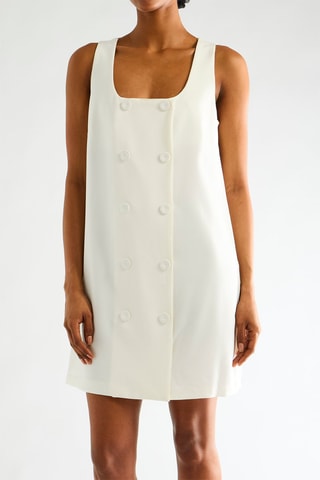 Robe droite - Blanc