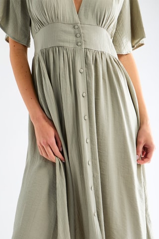 Robe chemise - Vert d'eau