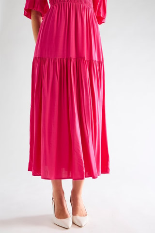 Robe patineuse - Fuchsia