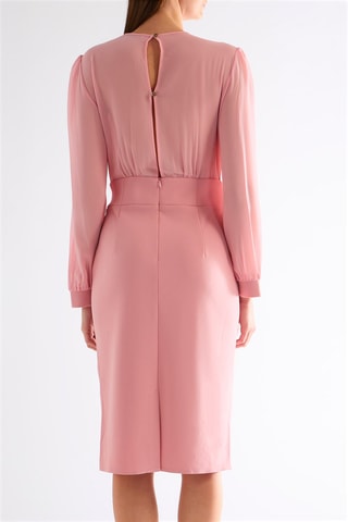Robe droite - Rose poudré