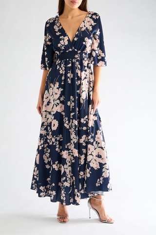 Robe longue - Bleu marine