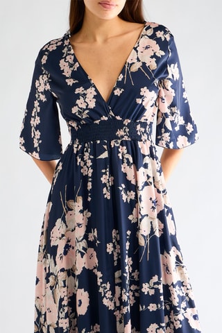 Robe longue - Bleu marine