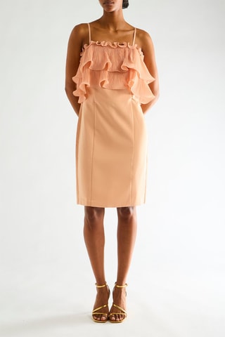 Robe droite - Saumon