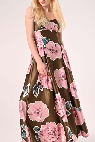 Robe longue - Vert olive