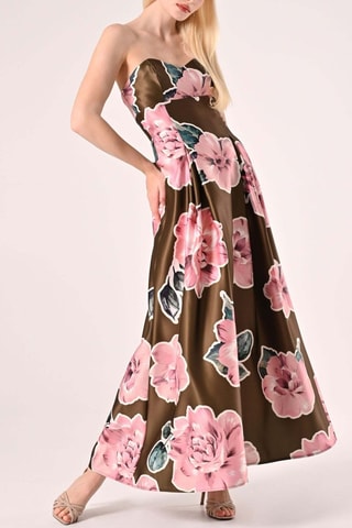 Robe longue - Vert olive