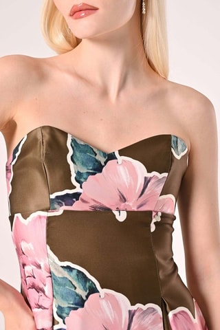 Robe longue - Vert olive