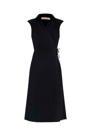 Robe portefeuille - Noir